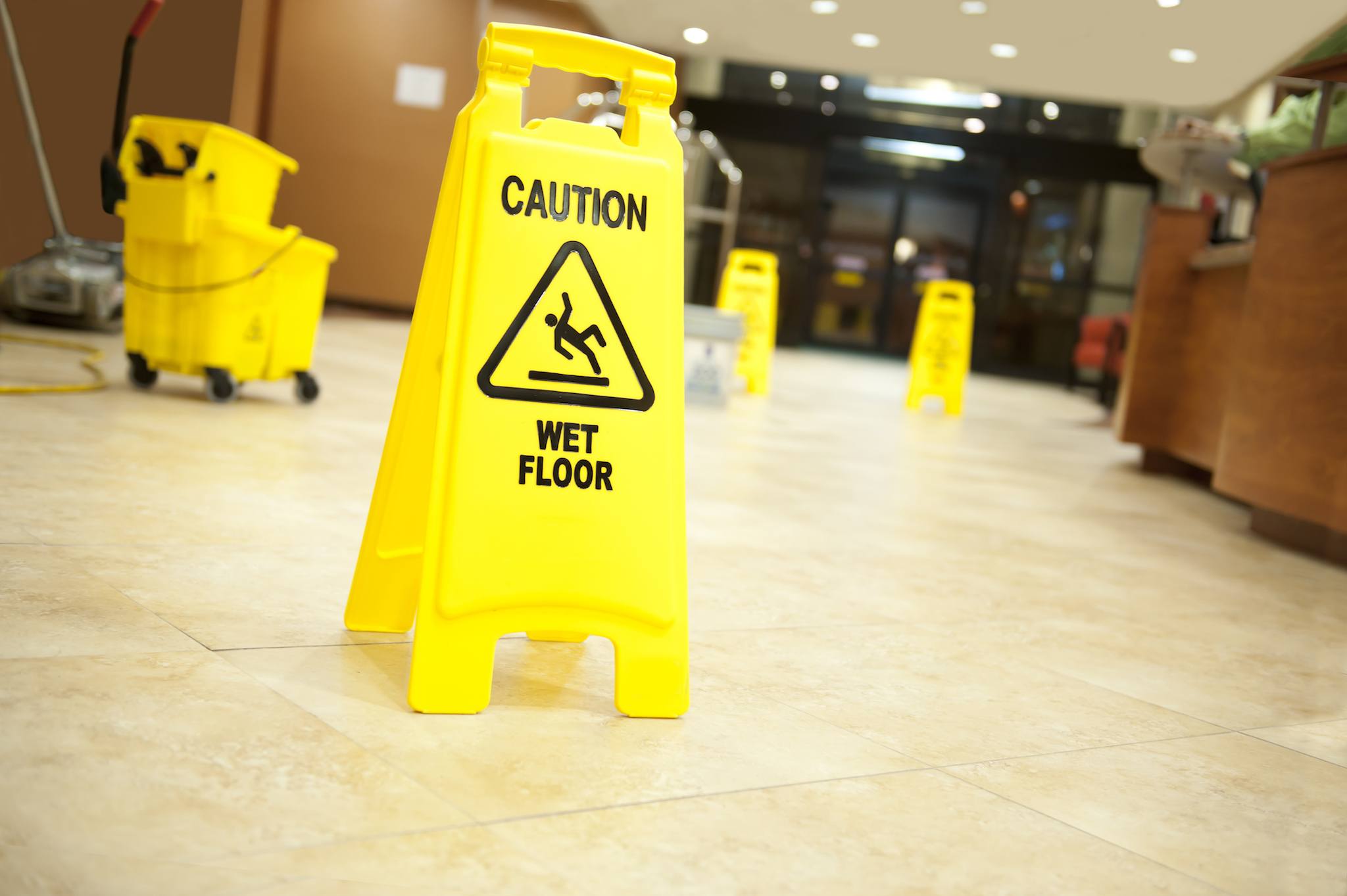 How to prevent slips trips and falls in the kitchen Slips Trips And Falls Safeme Safety In The Workplace